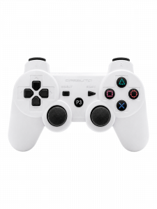 Геймпад беспроводной Bluetooth джойстик для PS3, ПК, Орбита OT-PCG02 Белый